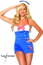 2 teiliges Sailor Girl blau/wei�/rot