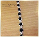 Schmuck BH Tr�ger Schwarz-Silber
