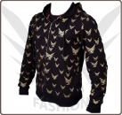Schwarze Clubwear FancyBeast Jacke FB102 Gold Aufdruck